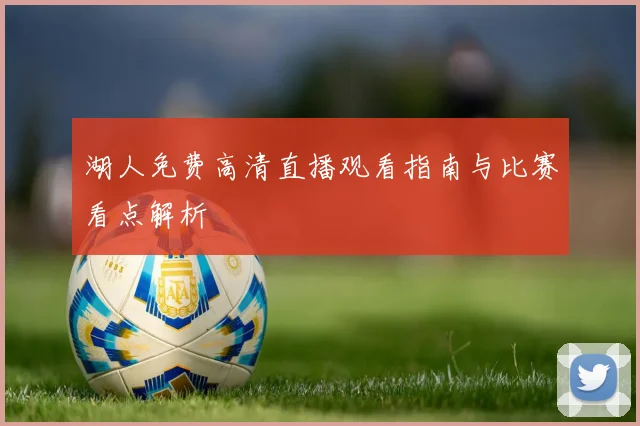 湖人免费高清直播观看指南与比赛看点解析